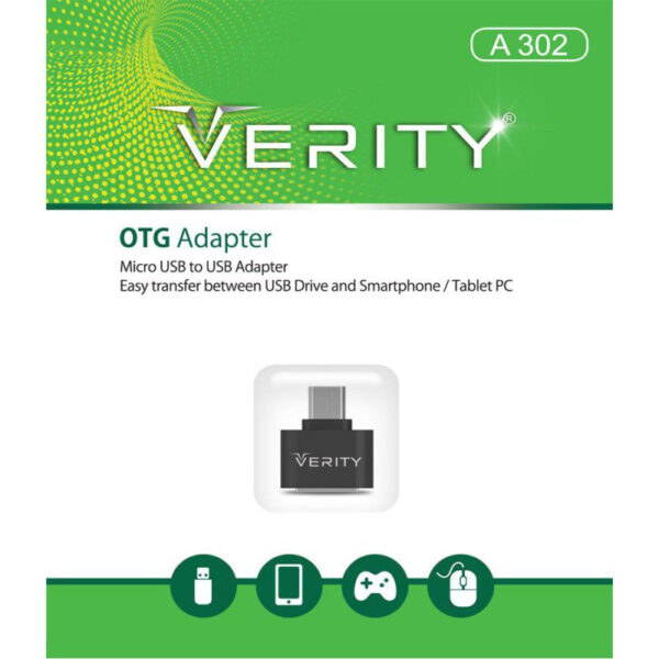تبدیل وریتی VERITY OTG A302 - Micro usb - تصویر 4