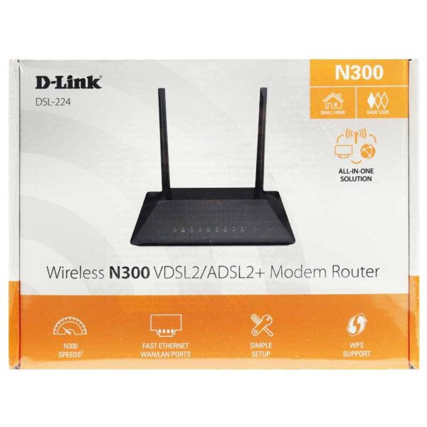 مودم روتر بی سیم ADSL2 Plus و VDSL2 دی لینک مدل DSL-224 NEW - تصویر 5